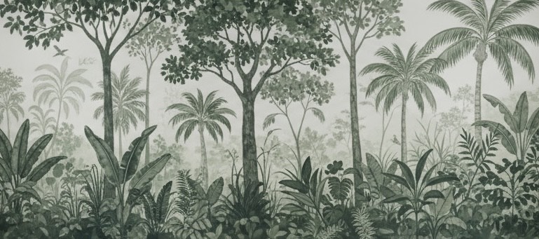 Fresque végétale vert Sarah Lavoine