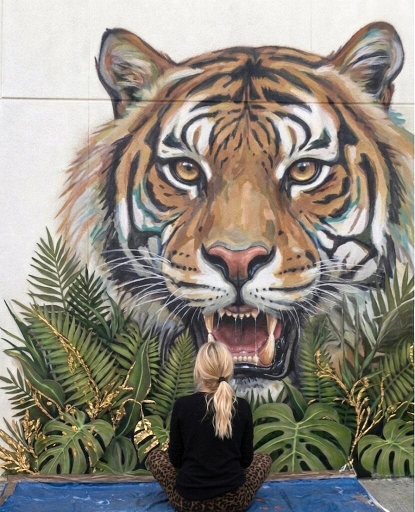 Tigre cour extérieur - Trentemoult