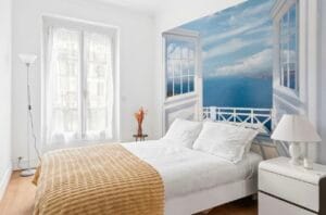 Trompe l'œil Fenêtre chambre Nice